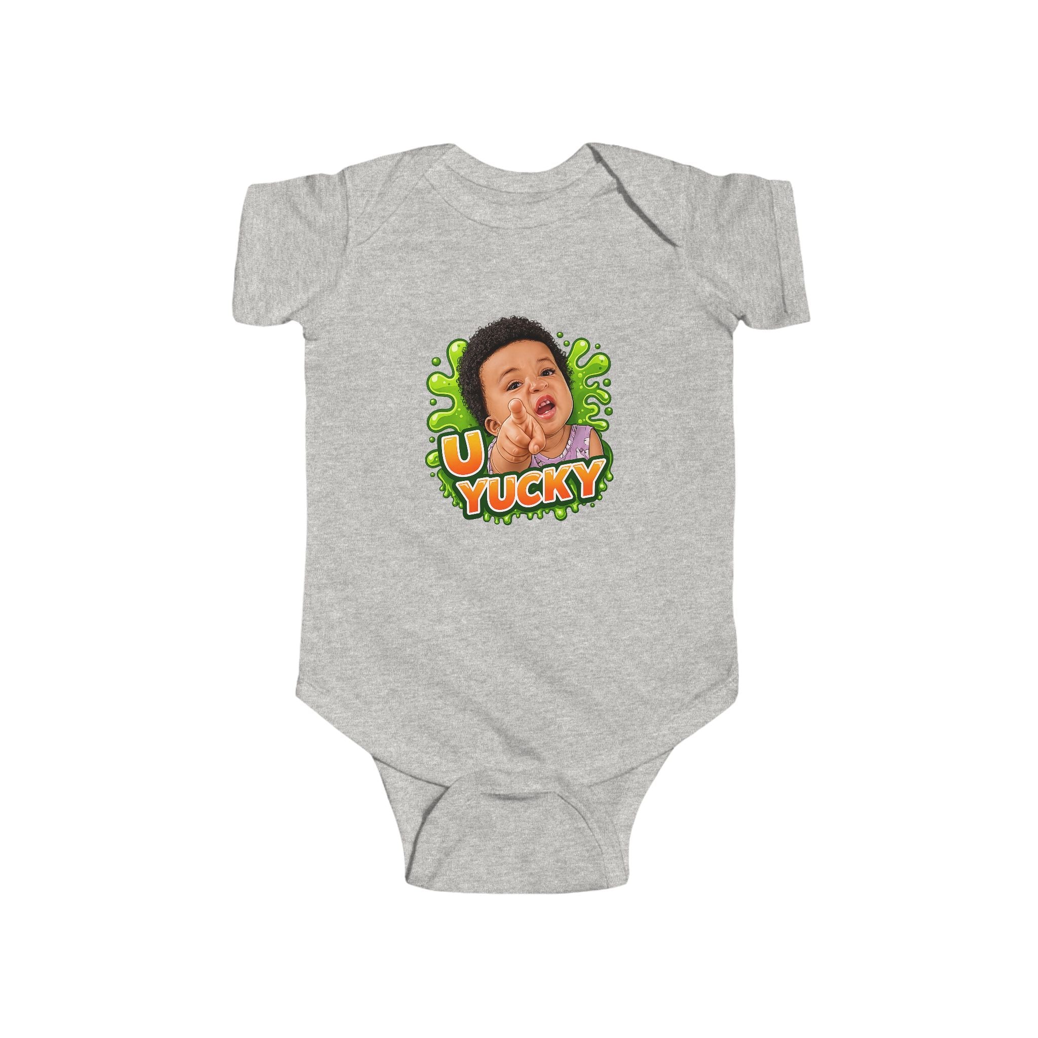 Baby Bodysuit "U Yucky" Funny Slime Graphic Infant Onesie