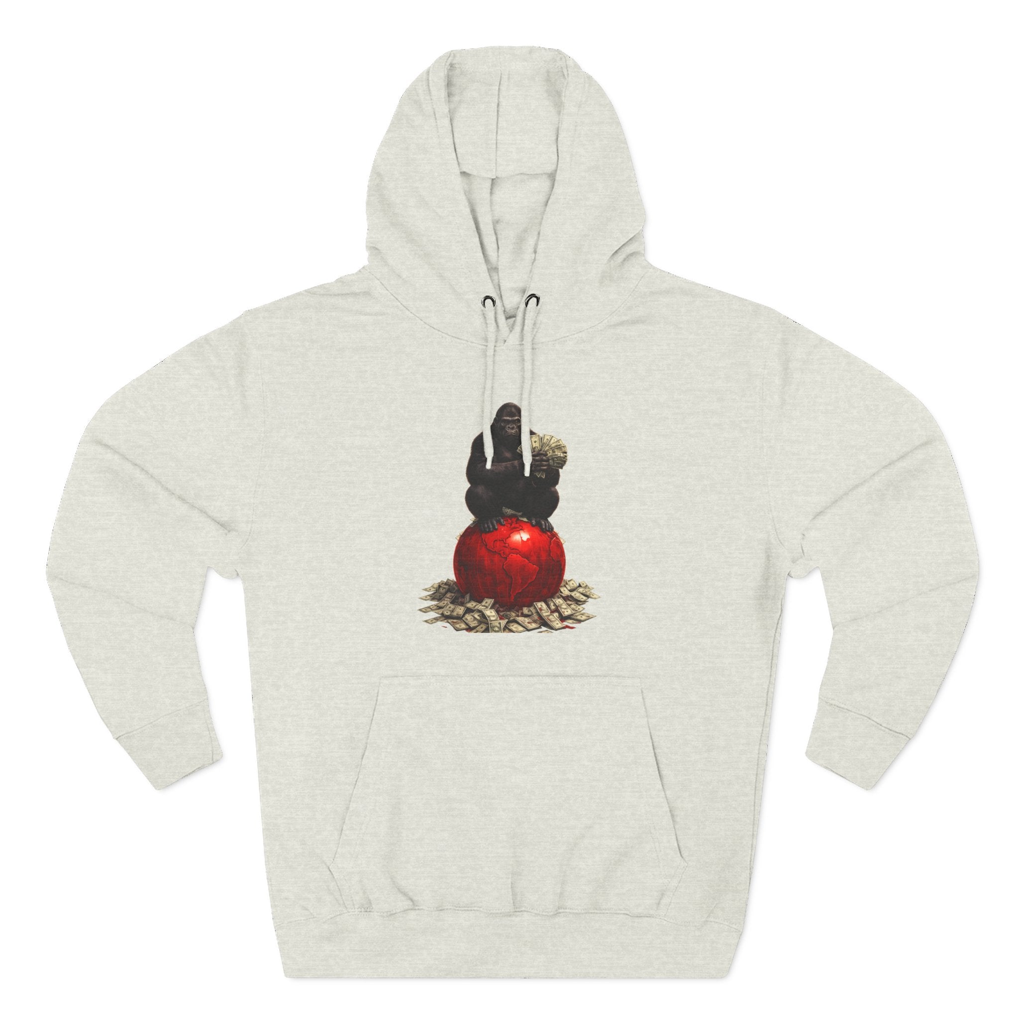 Three-Panel Hoodie — “I’m On My Own Clock” Graphic Pullover