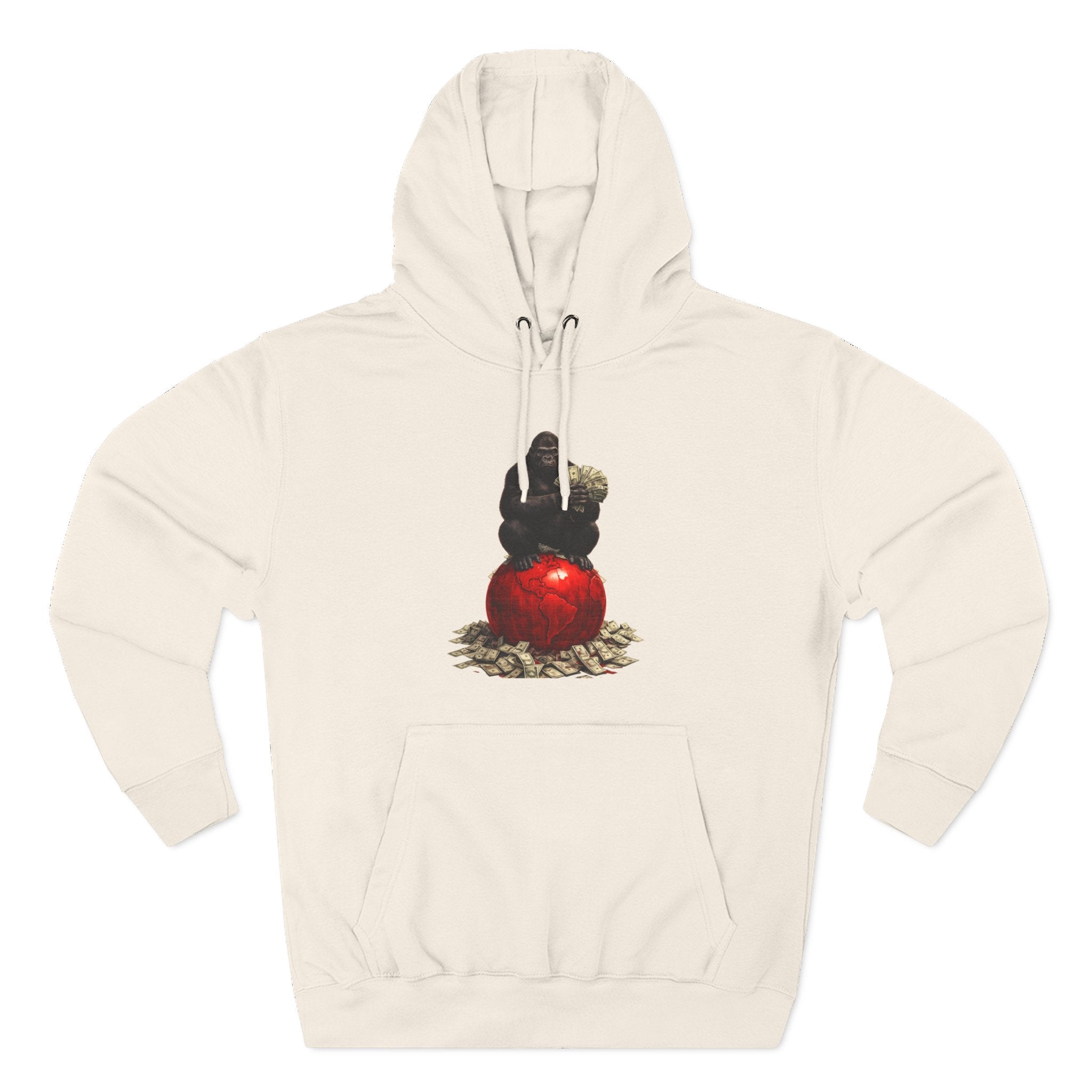 Three-Panel Hoodie — “I’m On My Own Clock” Graphic Pullover