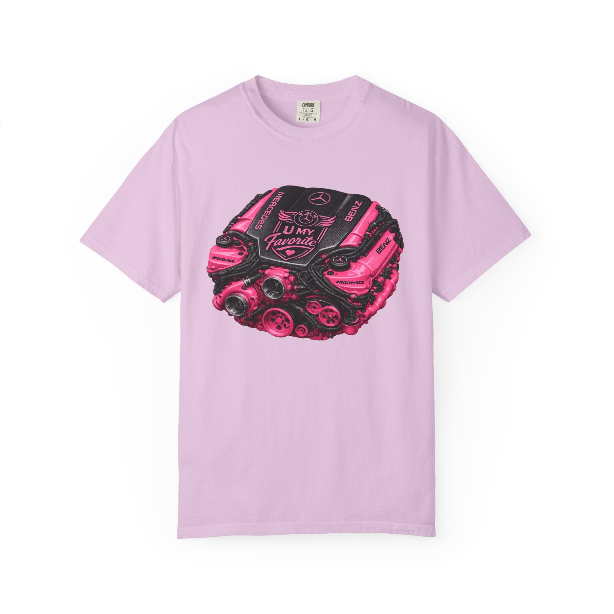 Car Engine Heart Tee — I Love Engines Graphic T-Shirt