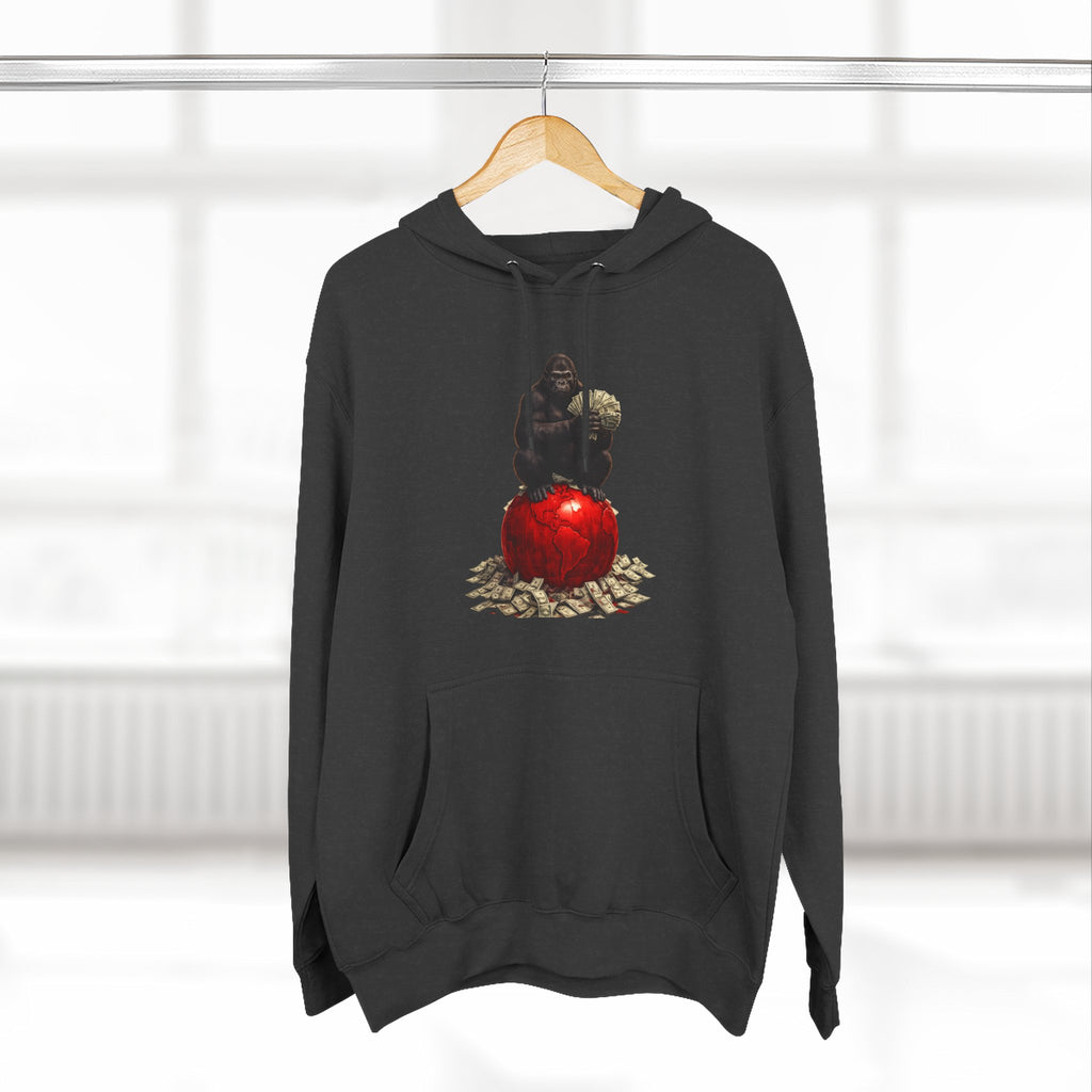 Three-Panel Hoodie — “I’m On My Own Clock” Graphic Pullover