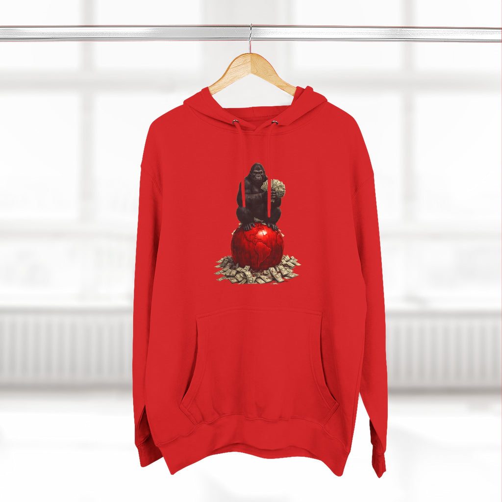 Three-Panel Hoodie — “I’m On My Own Clock” Graphic Pullover