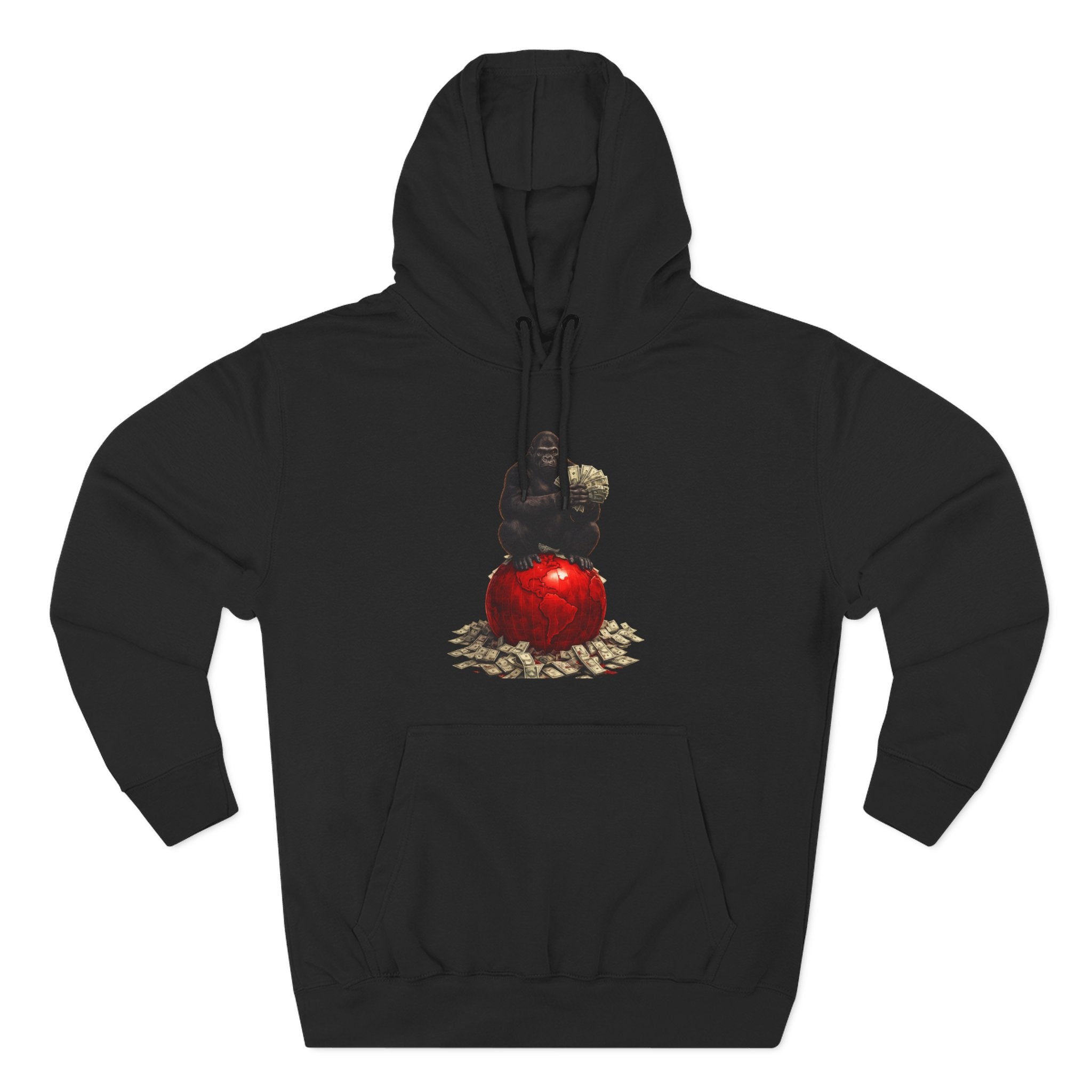 Three-Panel Hoodie — “I’m On My Own Clock” Graphic Pullover