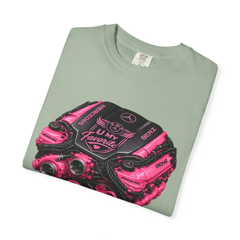 Car Engine Heart Tee — I Love Engines Graphic T-Shirt