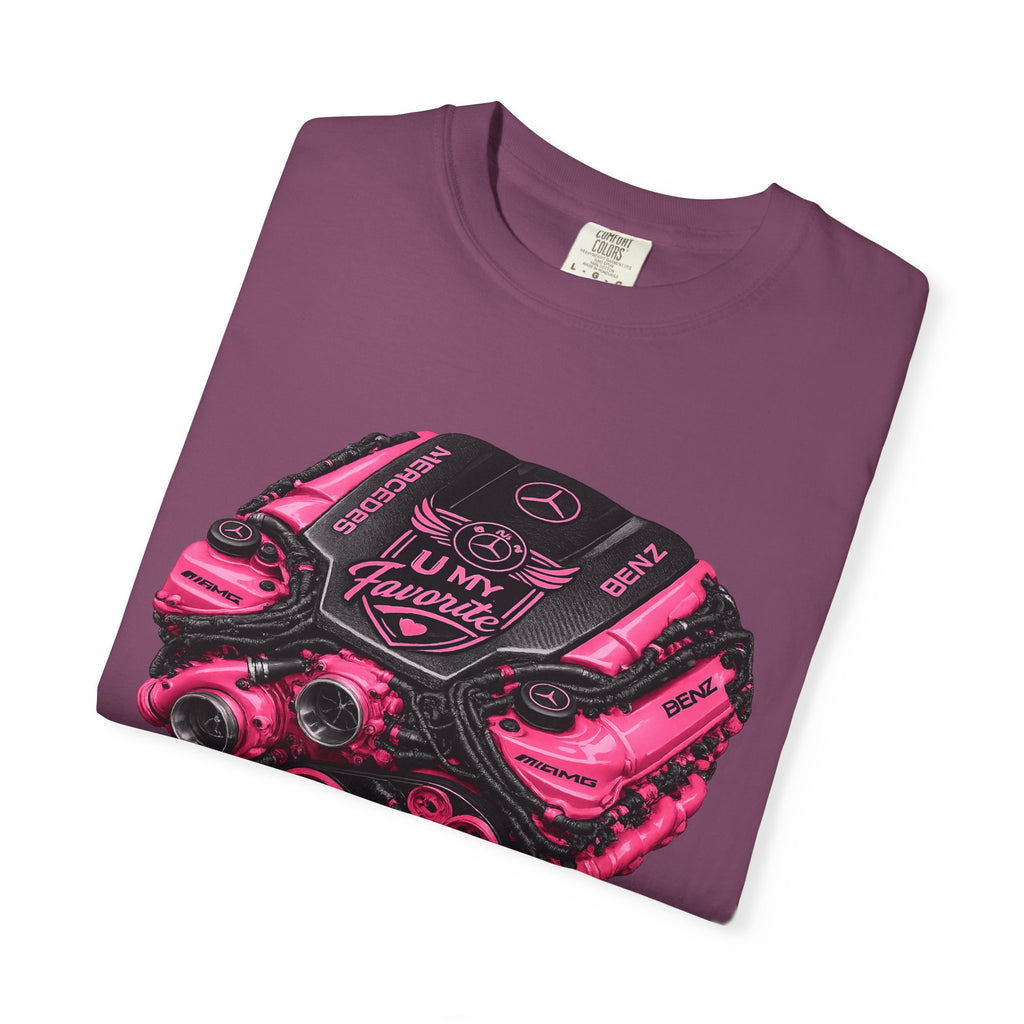 Car Engine Heart Tee — I Love Engines Graphic T-Shirt