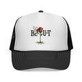 Trucker Hat — 'Be Out' Butterfly Rose Graphic Cap