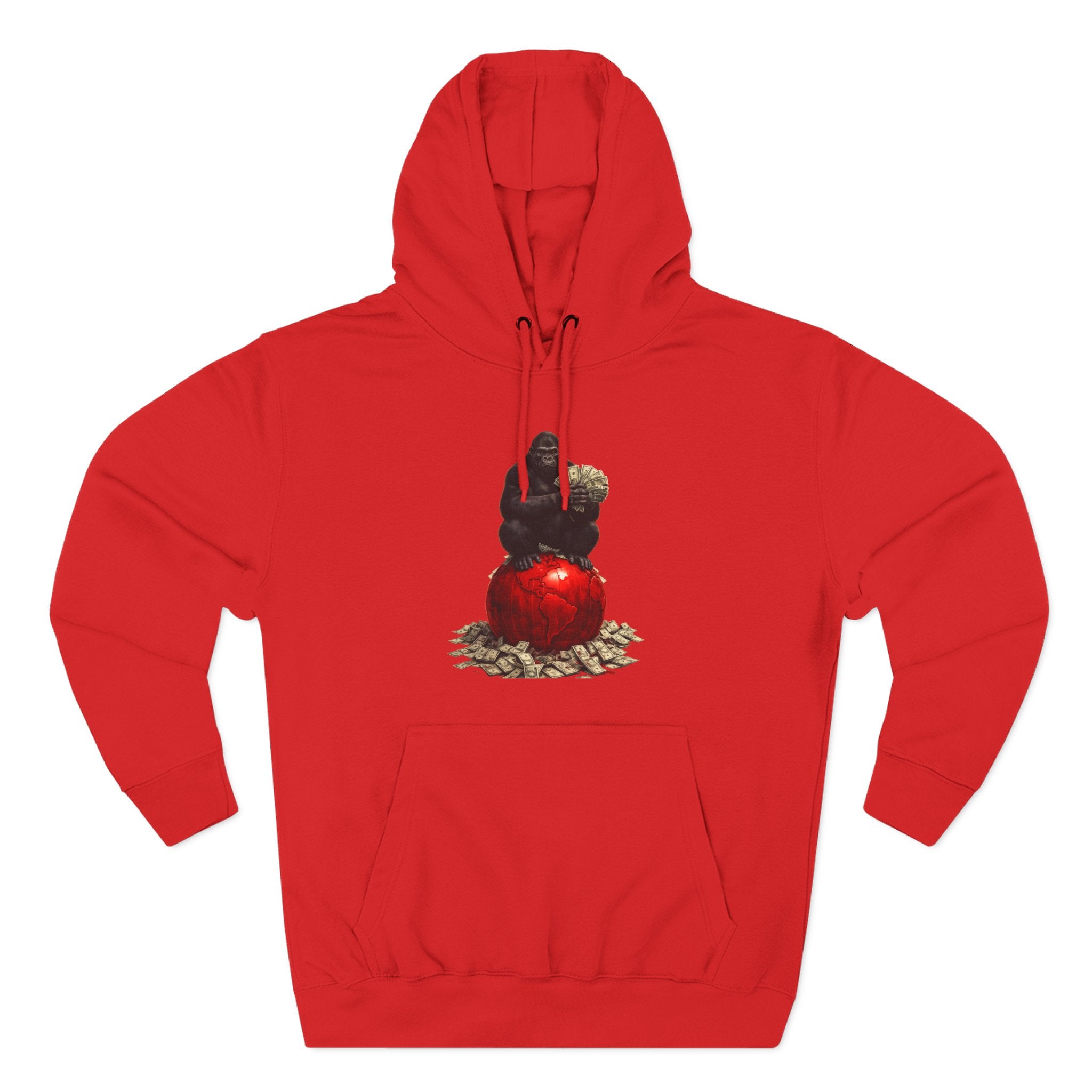 Three-Panel Hoodie — “I’m On My Own Clock” Graphic Pullover