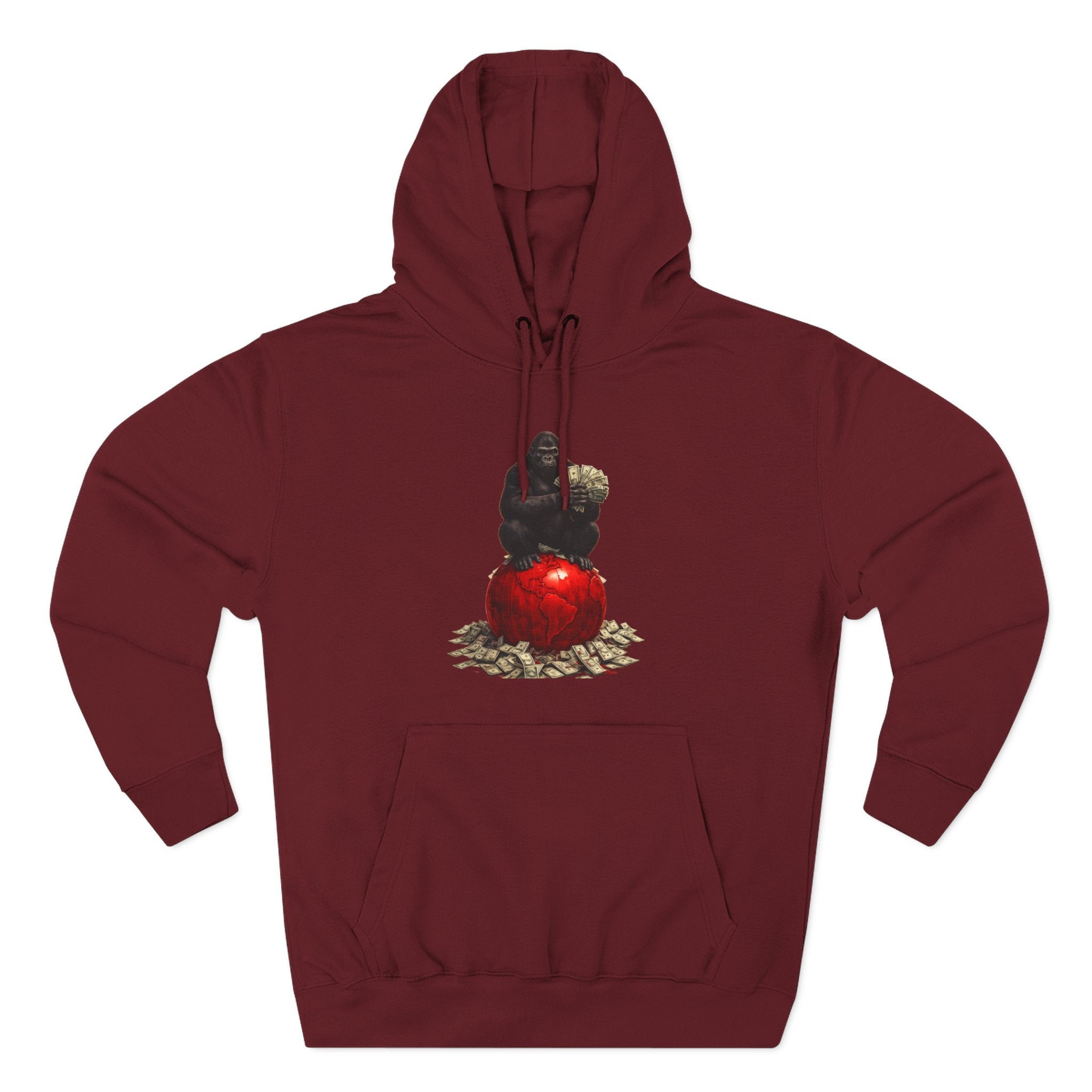 Three-Panel Hoodie — “I’m On My Own Clock” Graphic Pullover