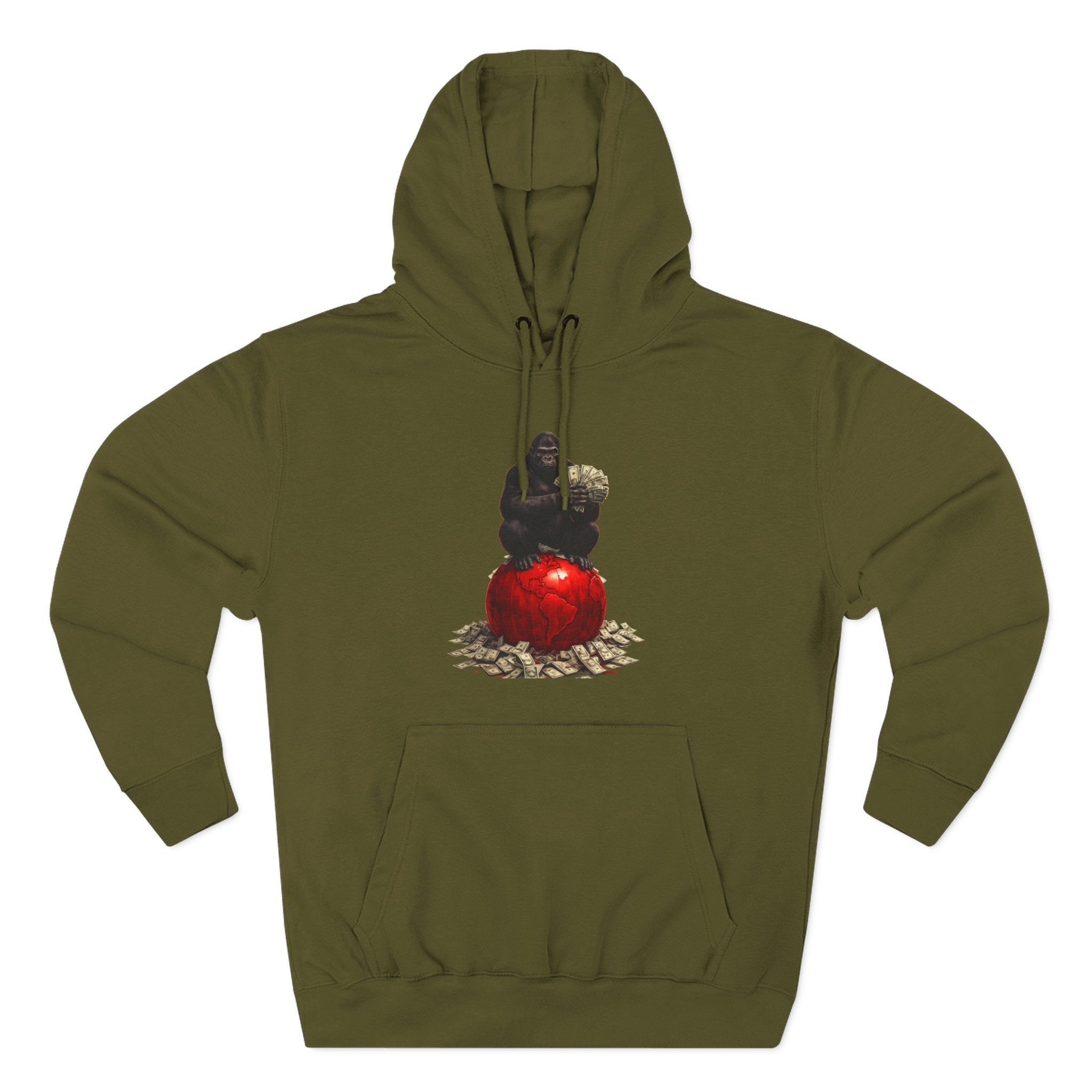 Three-Panel Hoodie — “I’m On My Own Clock” Graphic Pullover
