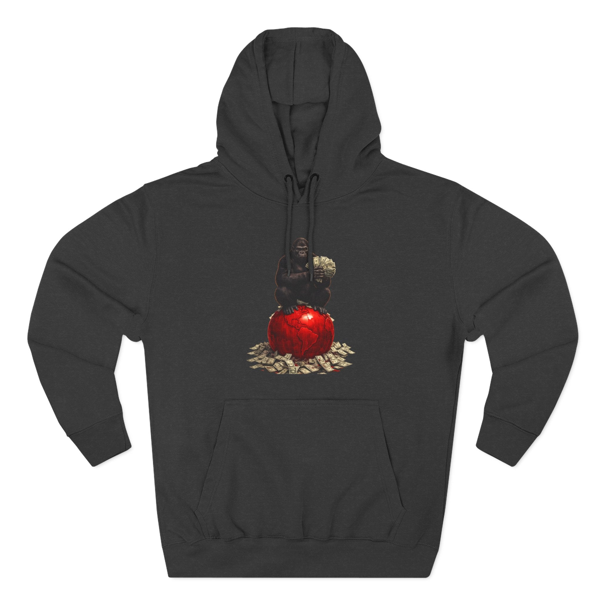 Three-Panel Hoodie — “I’m On My Own Clock” Graphic Pullover