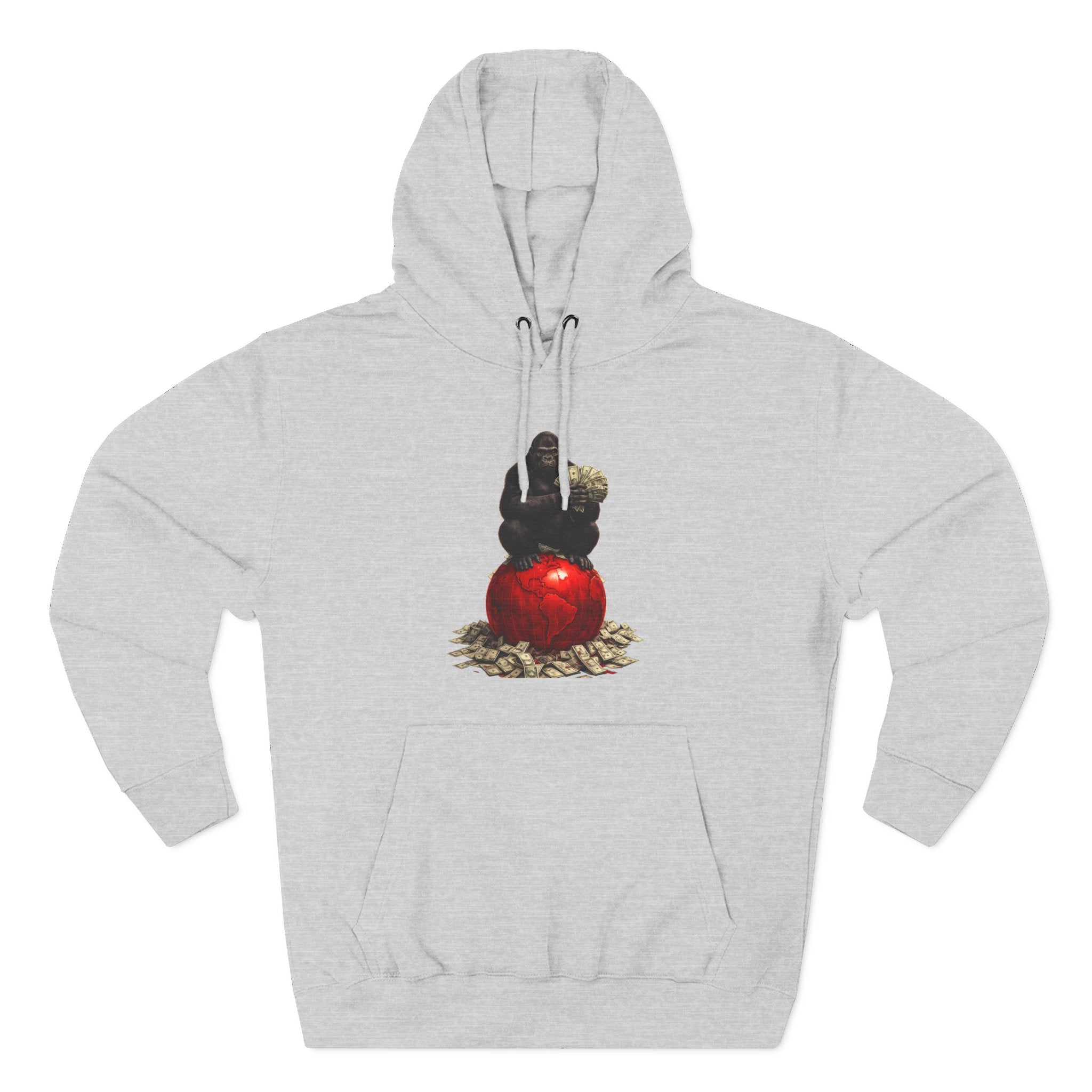 Three-Panel Hoodie — “I’m On My Own Clock” Graphic Pullover