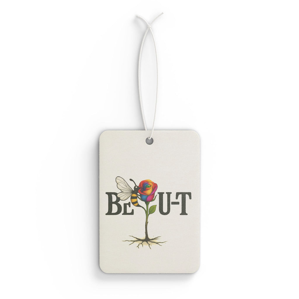 Car Air Freshener — 'Be Out' Floral Butterfly Design, Aromatic Hanging Scent for Cars & Small Spaces