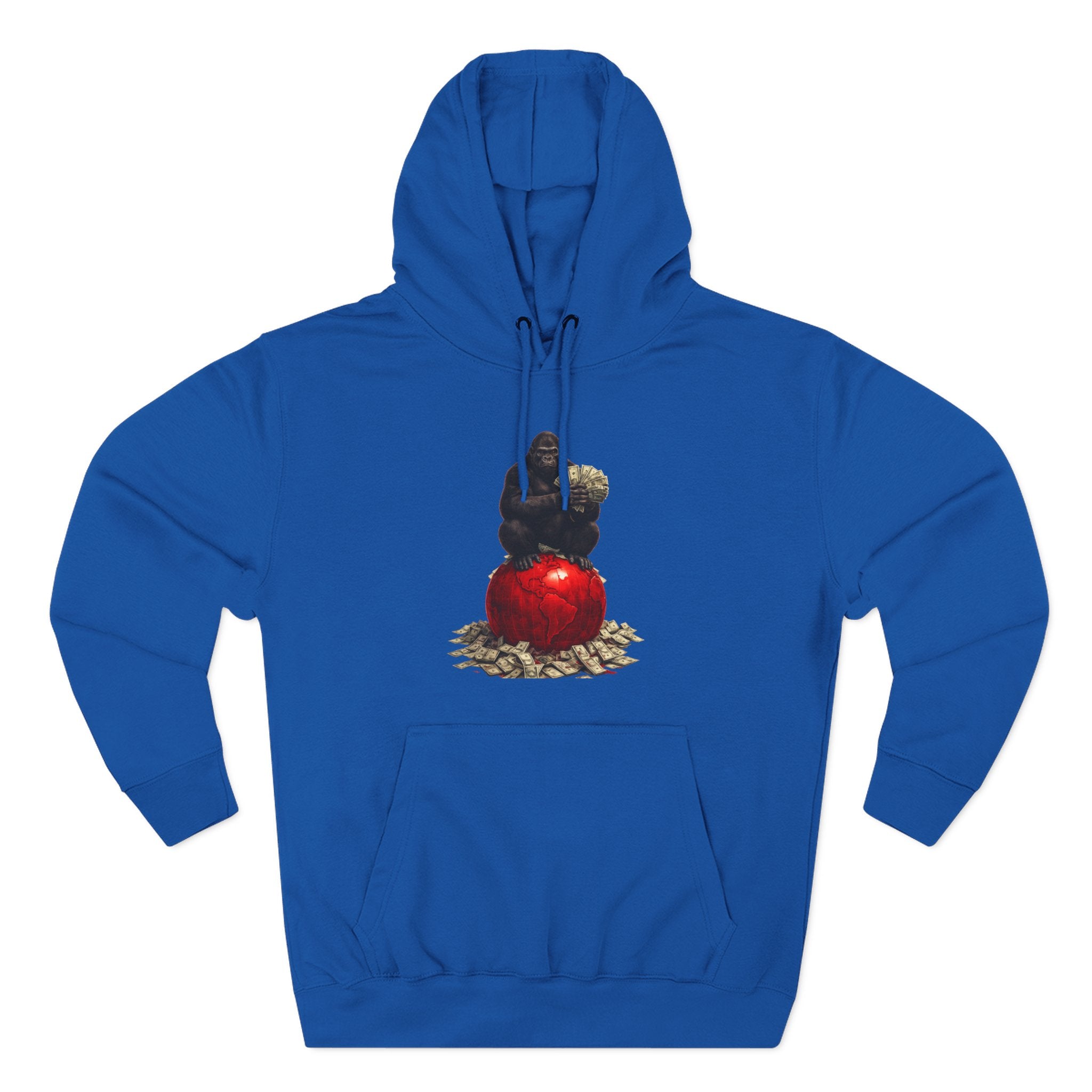 Three-Panel Hoodie — “I’m On My Own Clock” Graphic Pullover