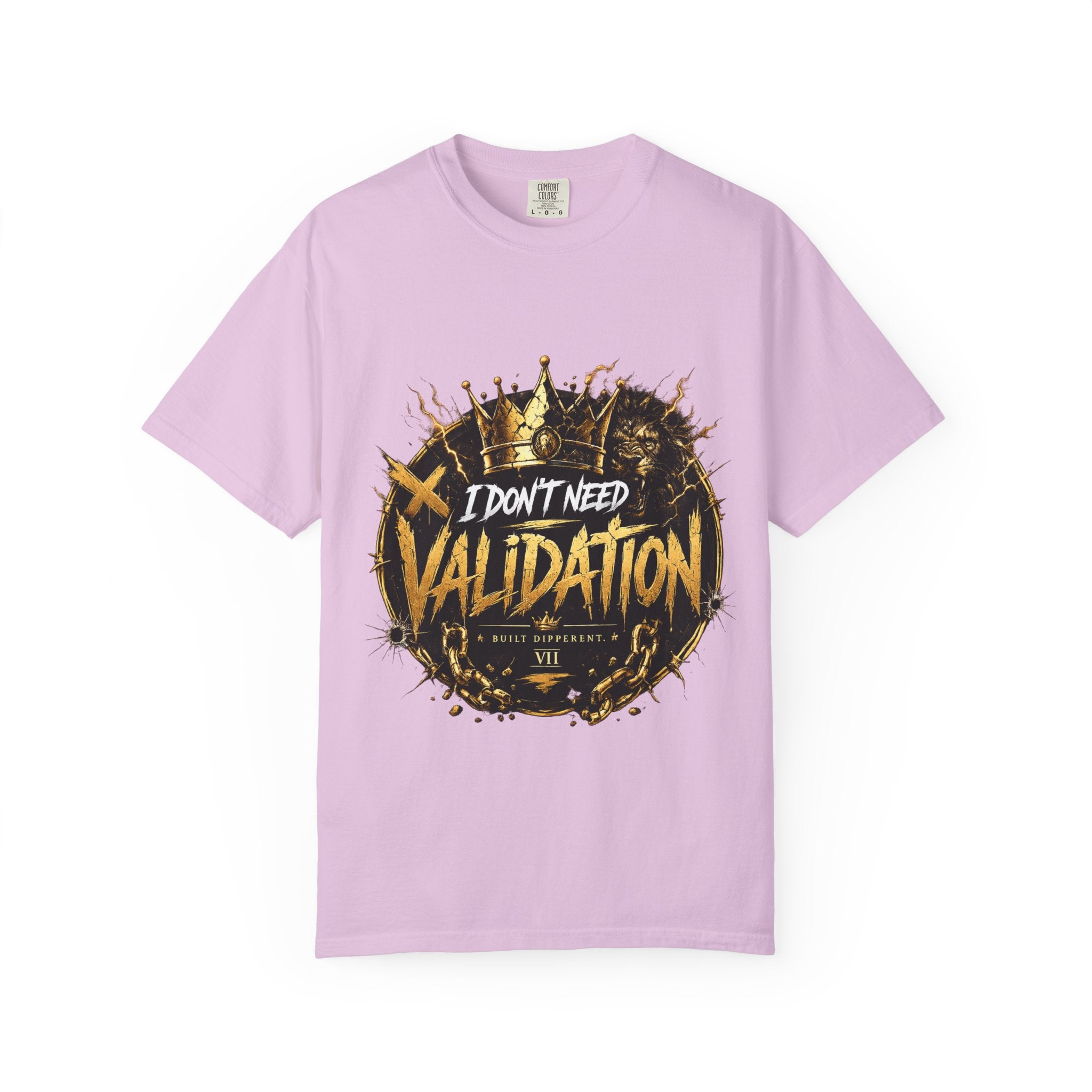 I Don’t Need Validation Graphic Tee — Bold Crown Streetwear T-Shirt