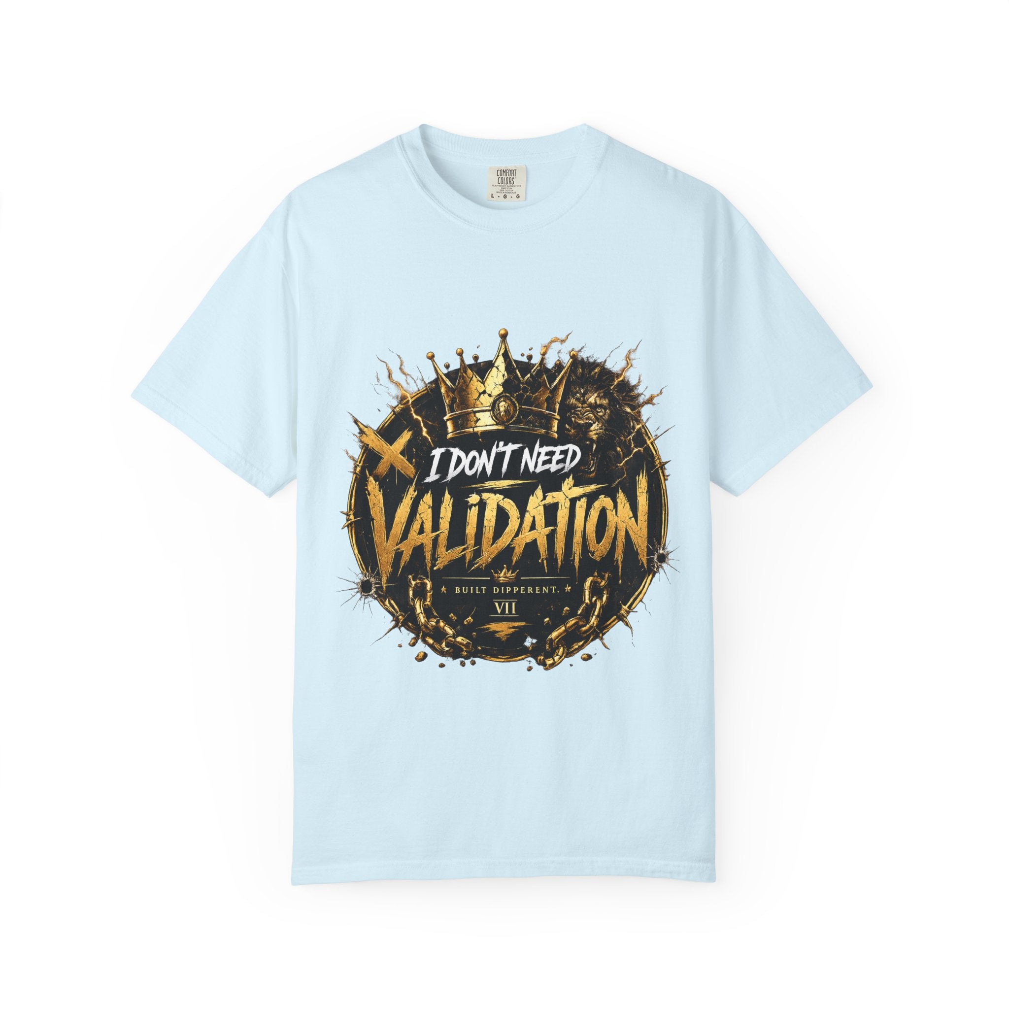 I Don’t Need Validation Graphic Tee — Bold Crown Streetwear T-Shirt