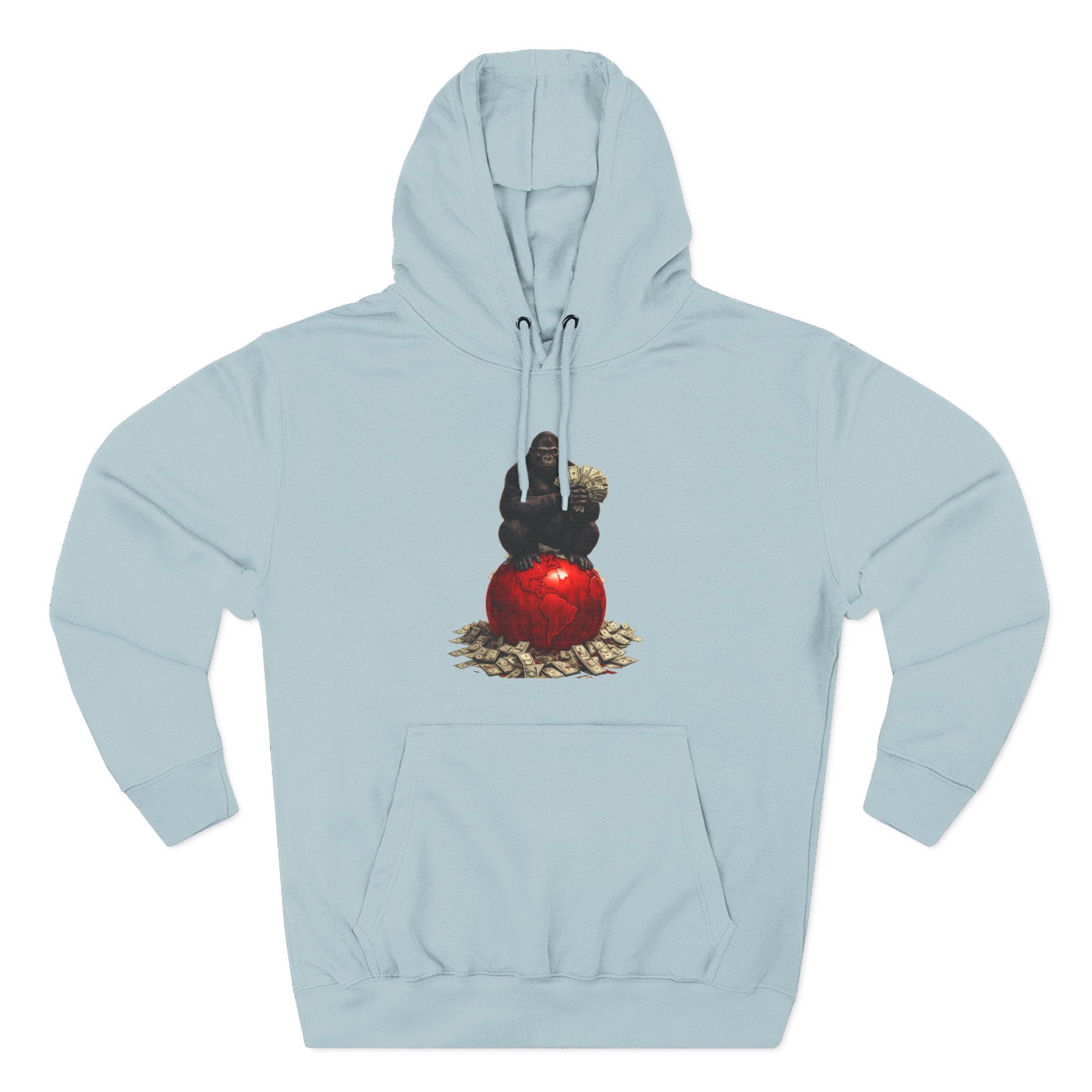Three-Panel Hoodie — “I’m On My Own Clock” Graphic Pullover