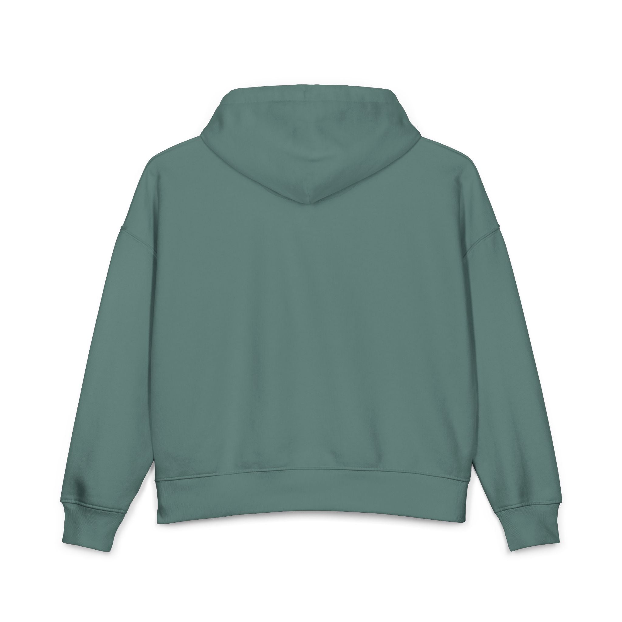 Romantic Heartline Hoodie – "Hey u je t'aime" Women's Organic Hoodie