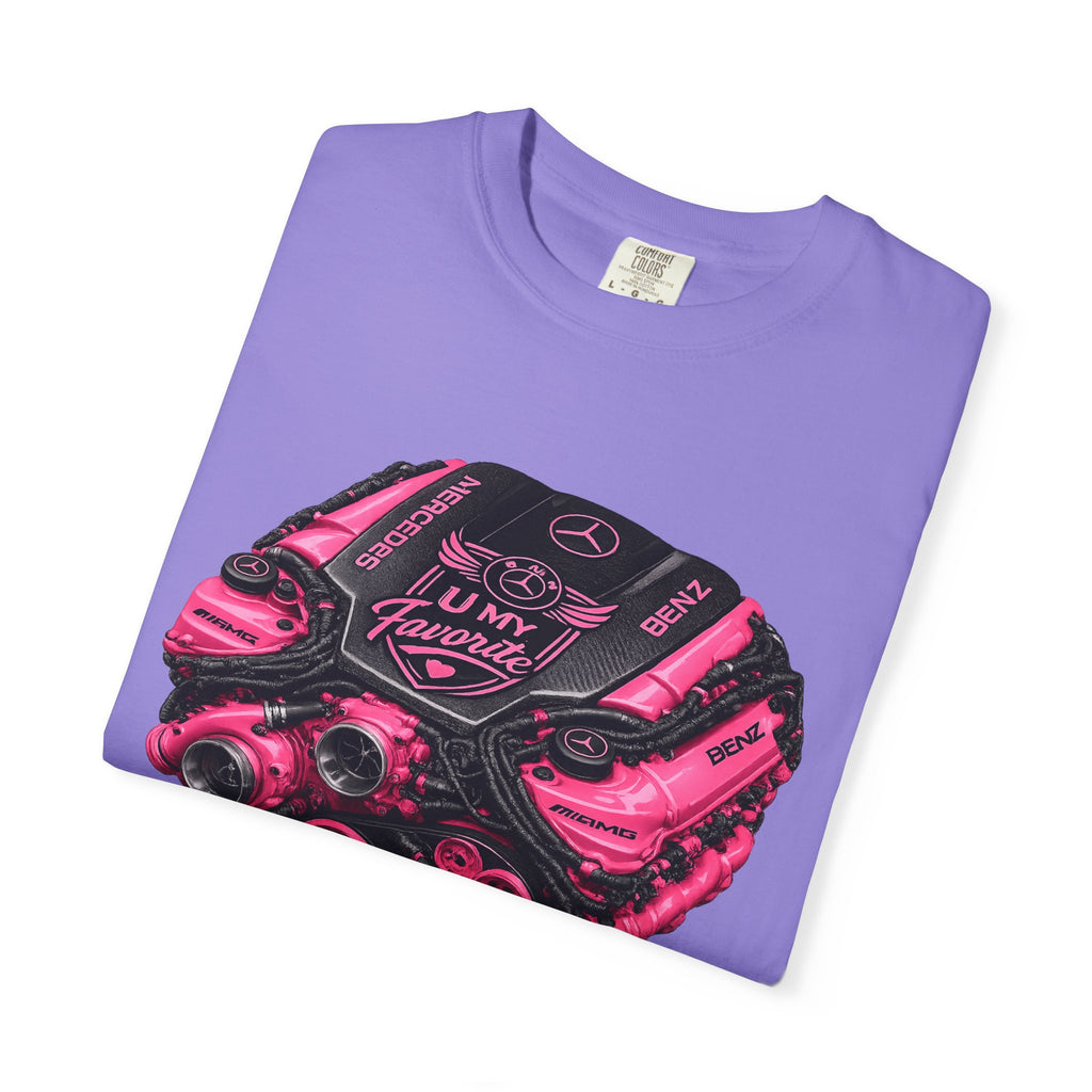 Car Engine Heart Tee — I Love Engines Graphic T-Shirt