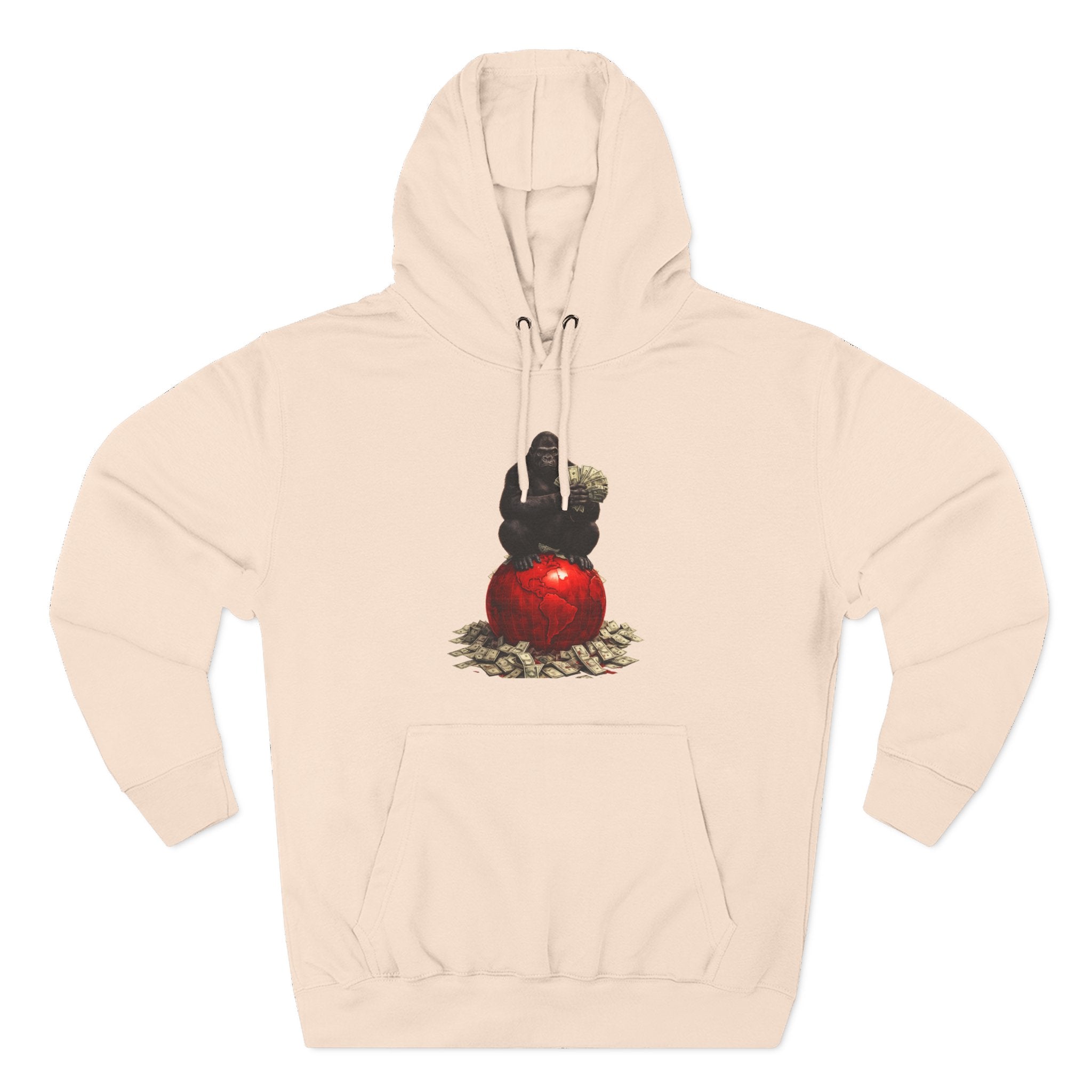 Three-Panel Hoodie — “I’m On My Own Clock” Graphic Pullover