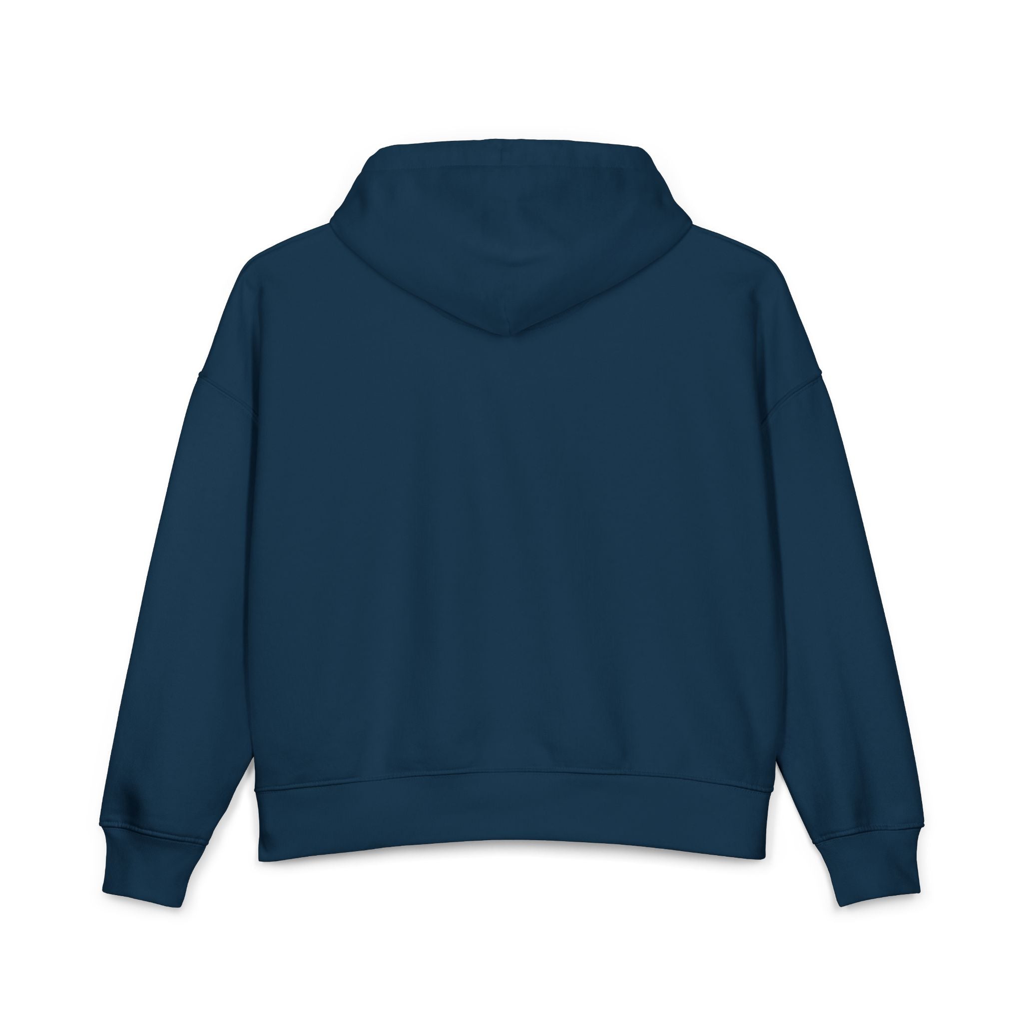 Romantic Heartline Hoodie – "Hey u je t'aime" Women's Organic Hoodie