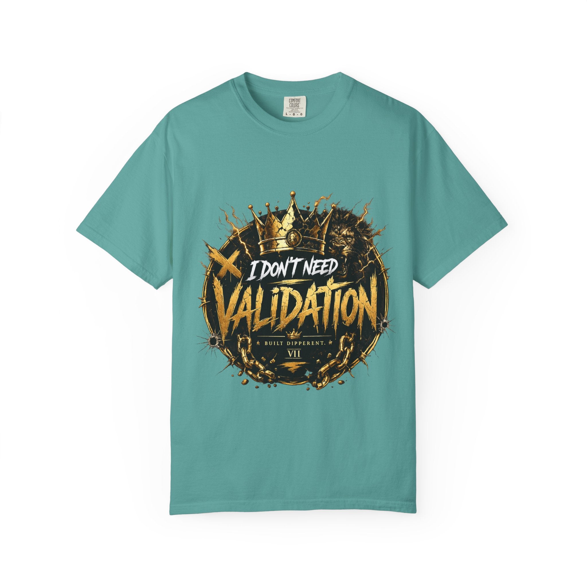 I Don’t Need Validation Graphic Tee — Bold Crown Streetwear T-Shirt