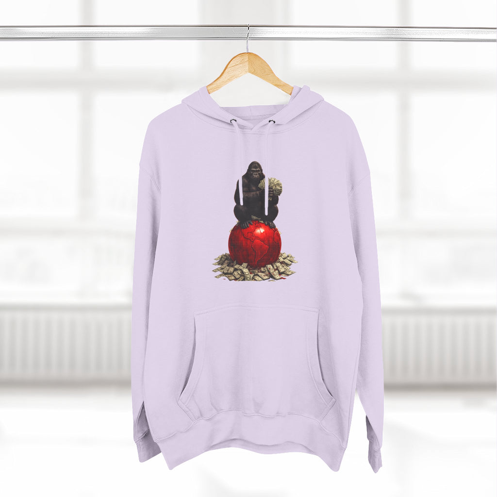 Three-Panel Hoodie — “I’m On My Own Clock” Graphic Pullover