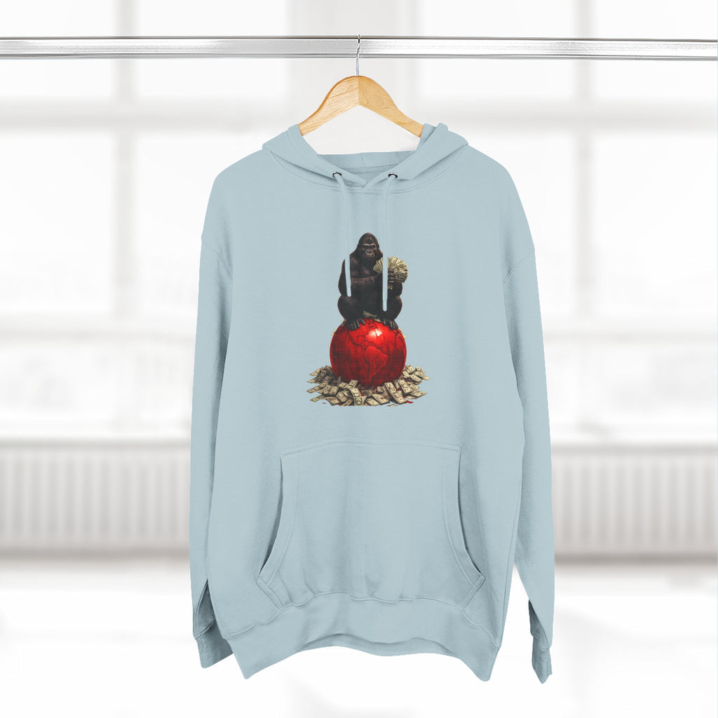 Three-Panel Hoodie — “I’m On My Own Clock” Graphic Pullover