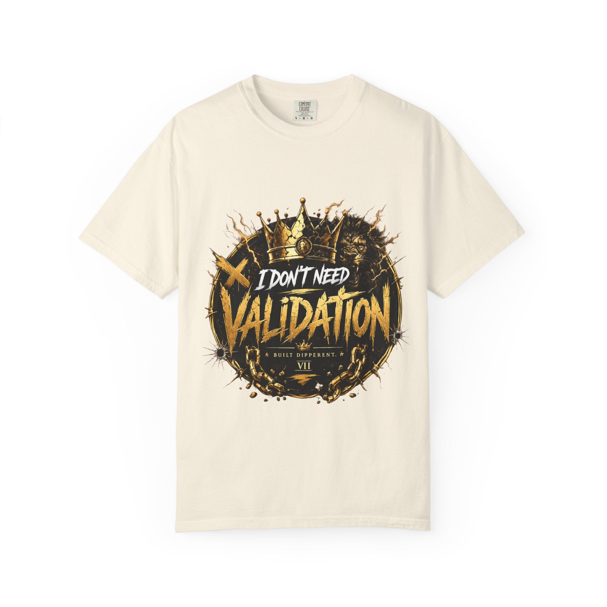 I Don’t Need Validation Graphic Tee — Bold Crown Streetwear T-Shirt