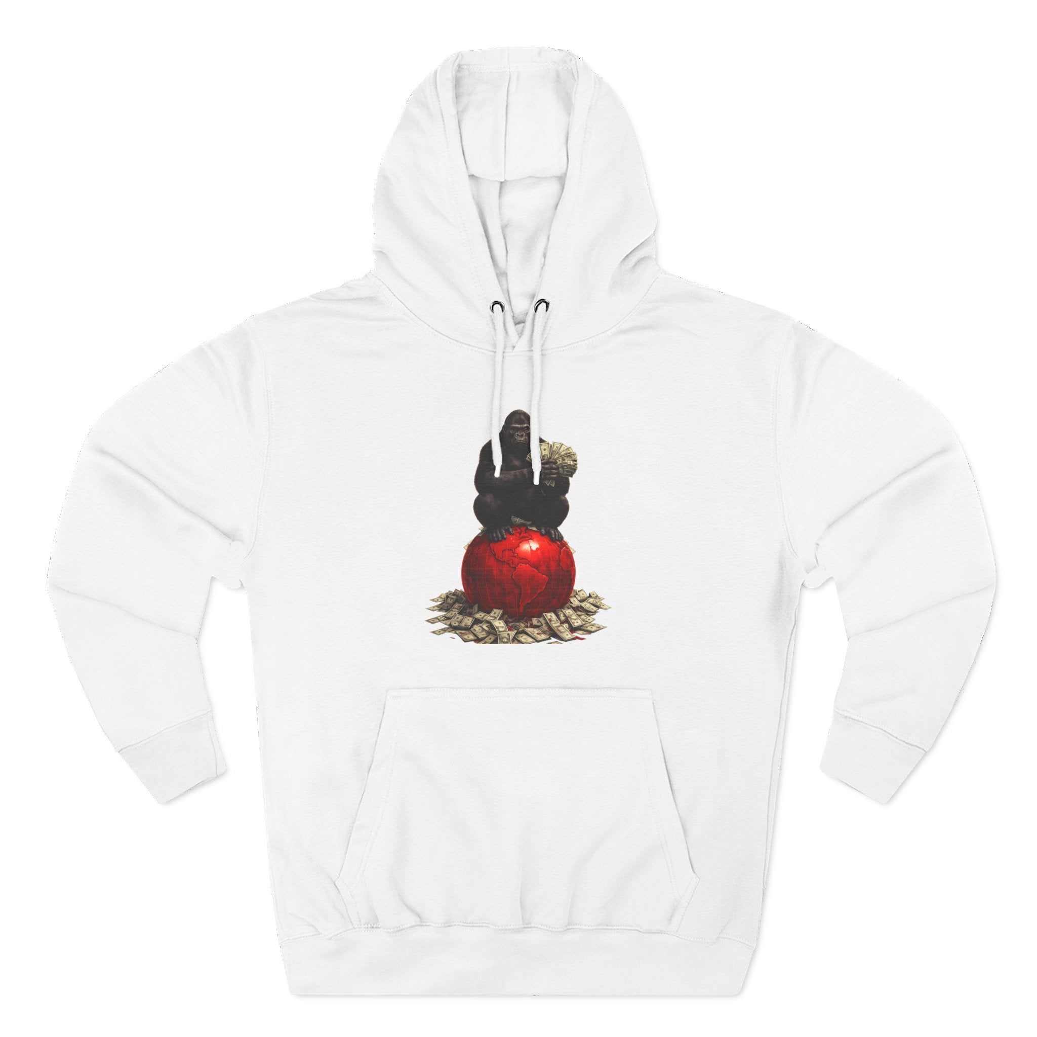Three-Panel Hoodie — “I’m On My Own Clock” Graphic Pullover