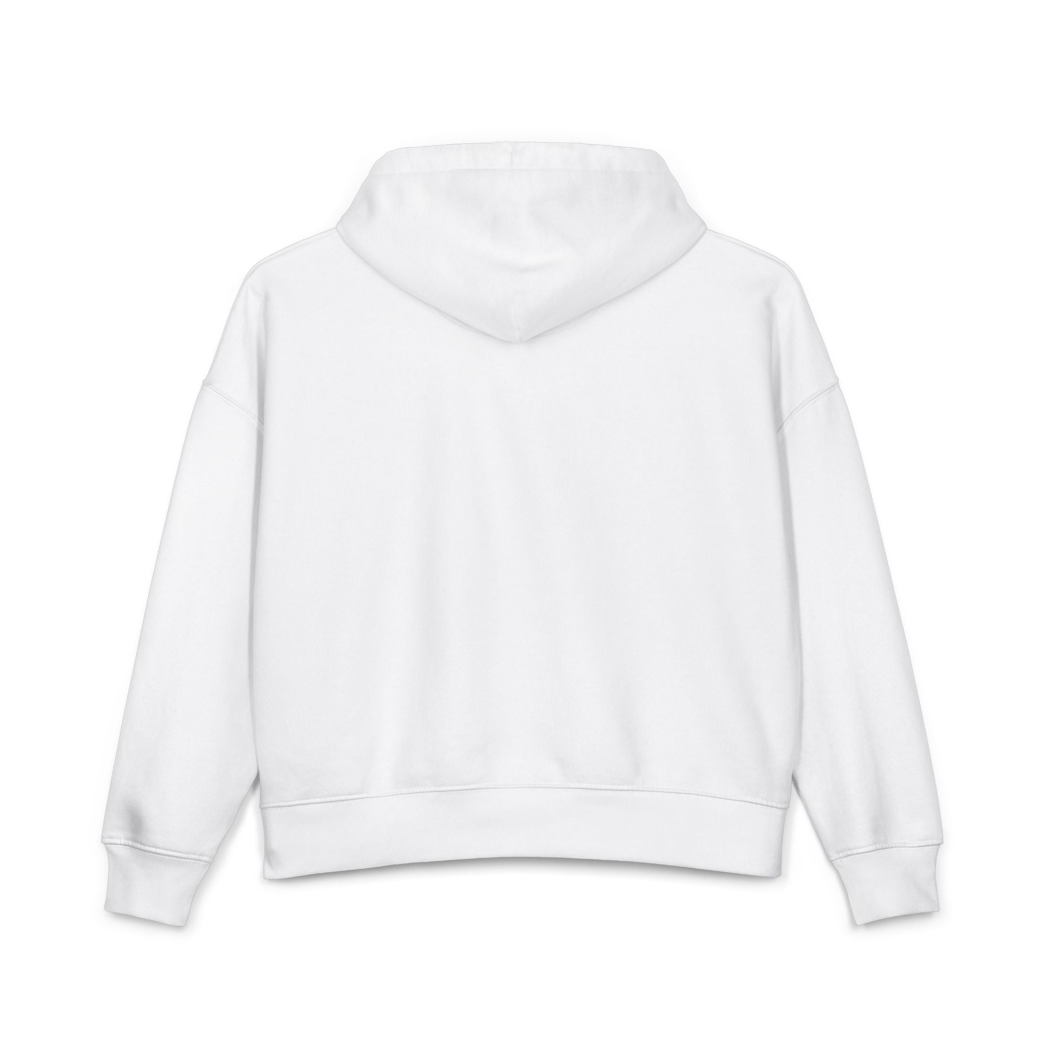 Romantic Heartline Hoodie – "Hey u je t'aime" Women's Organic Hoodie