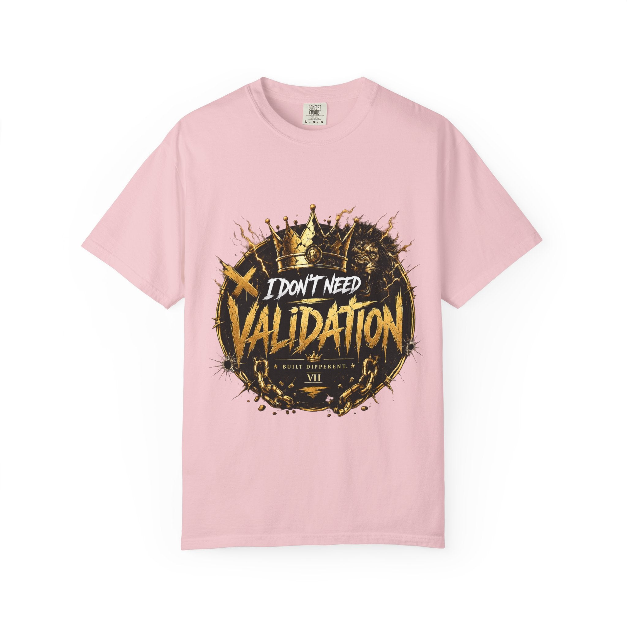I Don’t Need Validation Graphic Tee — Bold Crown Streetwear T-Shirt