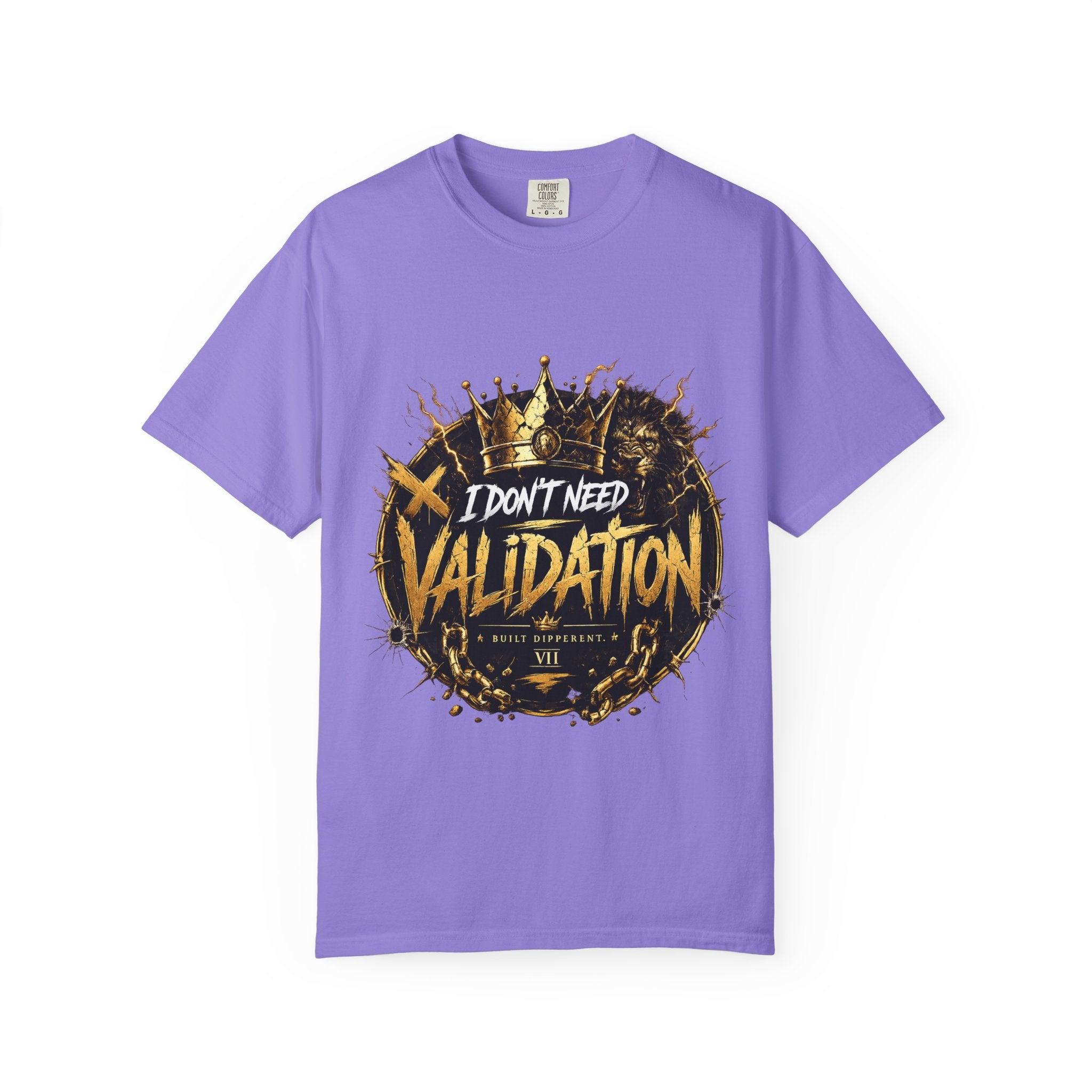 I Don’t Need Validation Graphic Tee — Bold Crown Streetwear T-Shirt