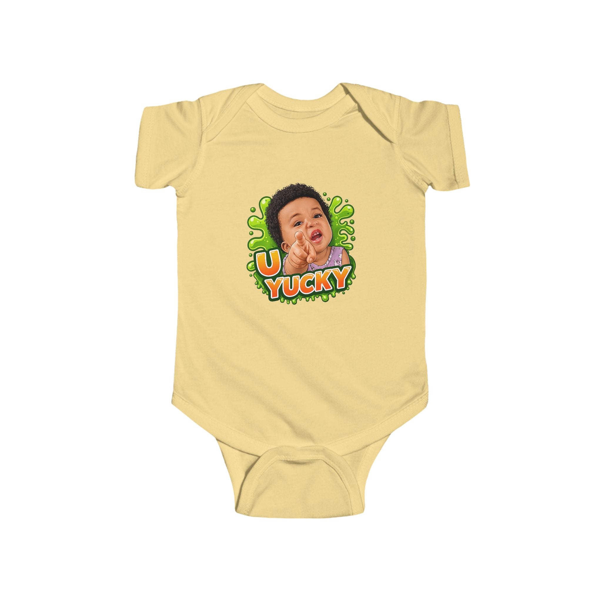 Baby Bodysuit "U Yucky" Funny Slime Graphic Infant Onesie