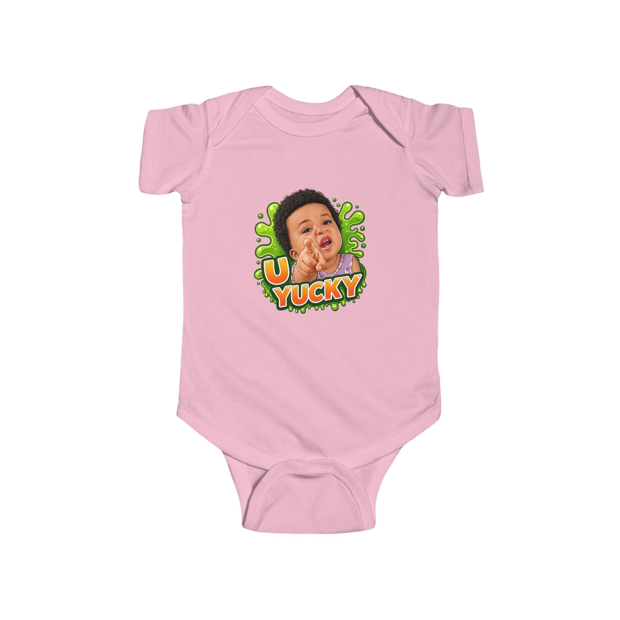 Baby Bodysuit "U Yucky" Funny Slime Graphic Infant Onesie