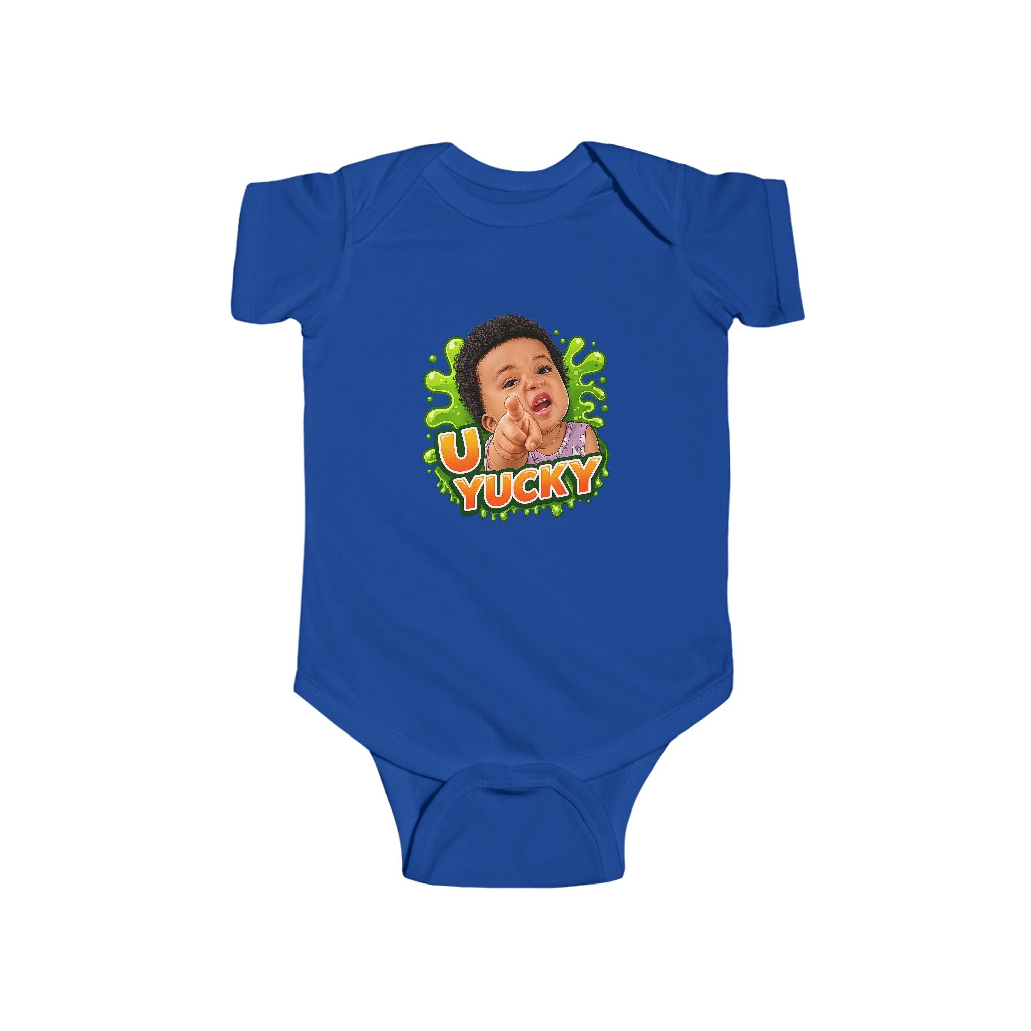 Baby Bodysuit "U Yucky" Funny Slime Graphic Infant Onesie