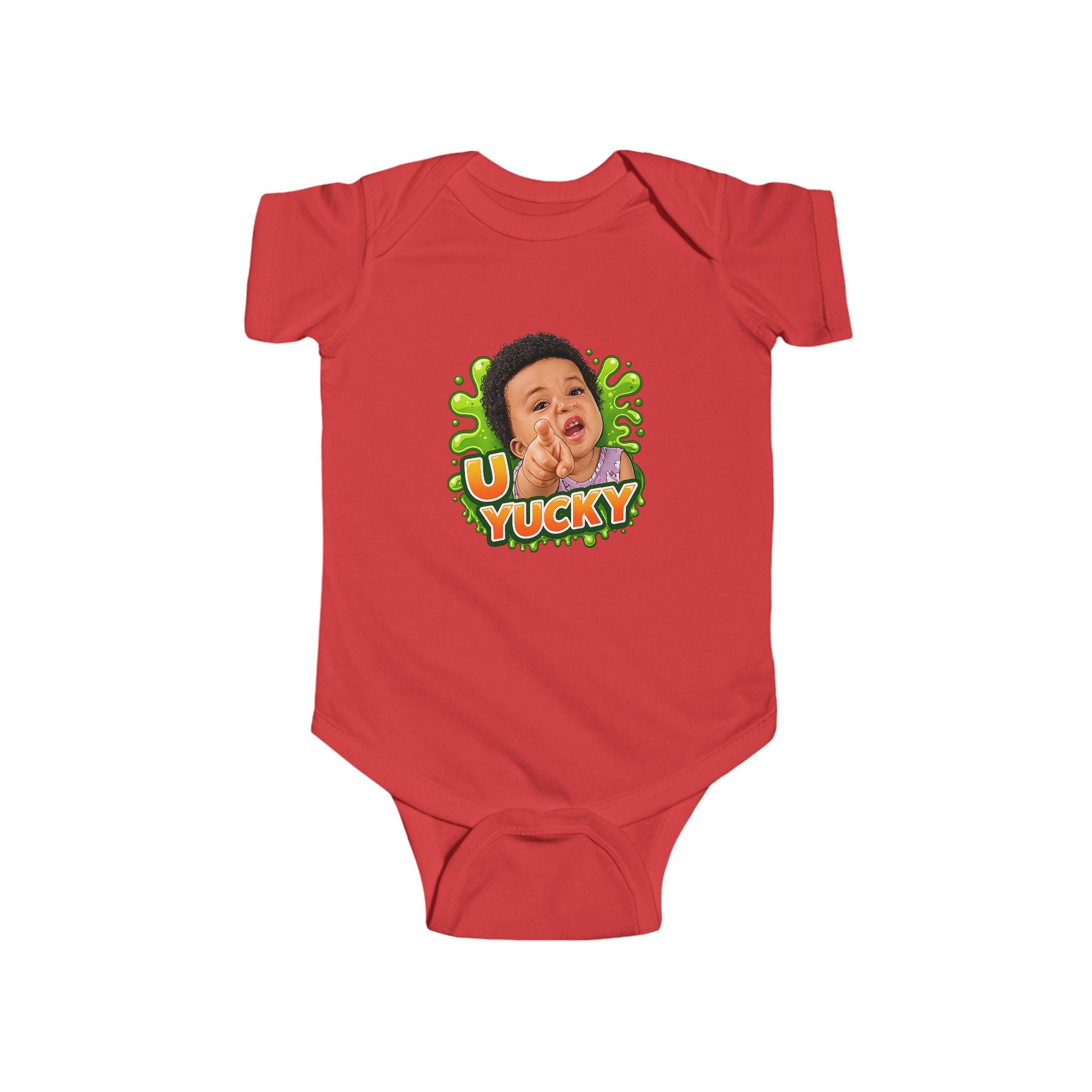 Baby Bodysuit "U Yucky" Funny Slime Graphic Infant Onesie