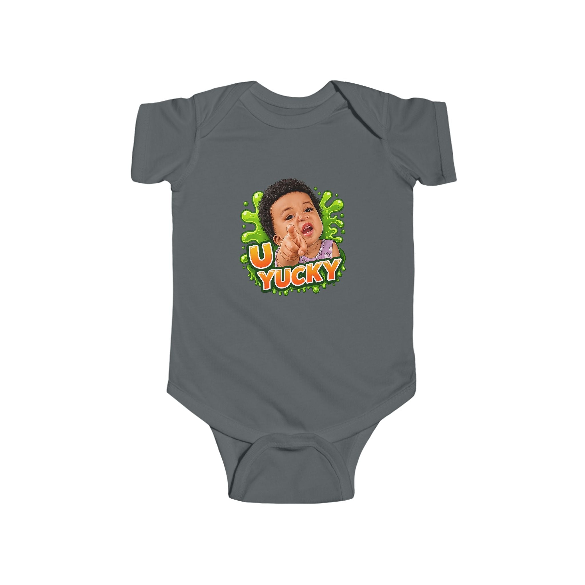 Baby Bodysuit "U Yucky" Funny Slime Graphic Infant Onesie