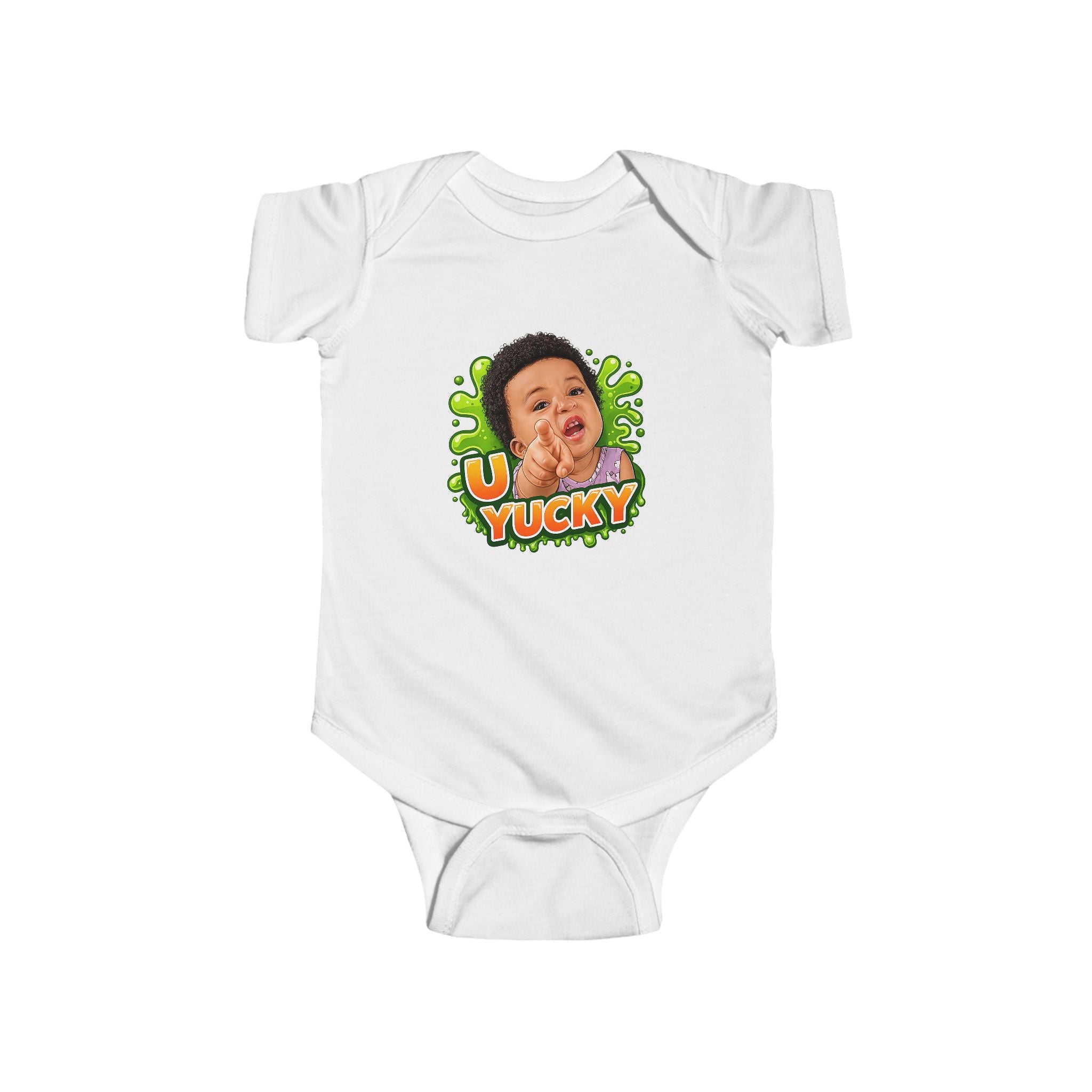 Baby Bodysuit "U Yucky" Funny Slime Graphic Infant Onesie