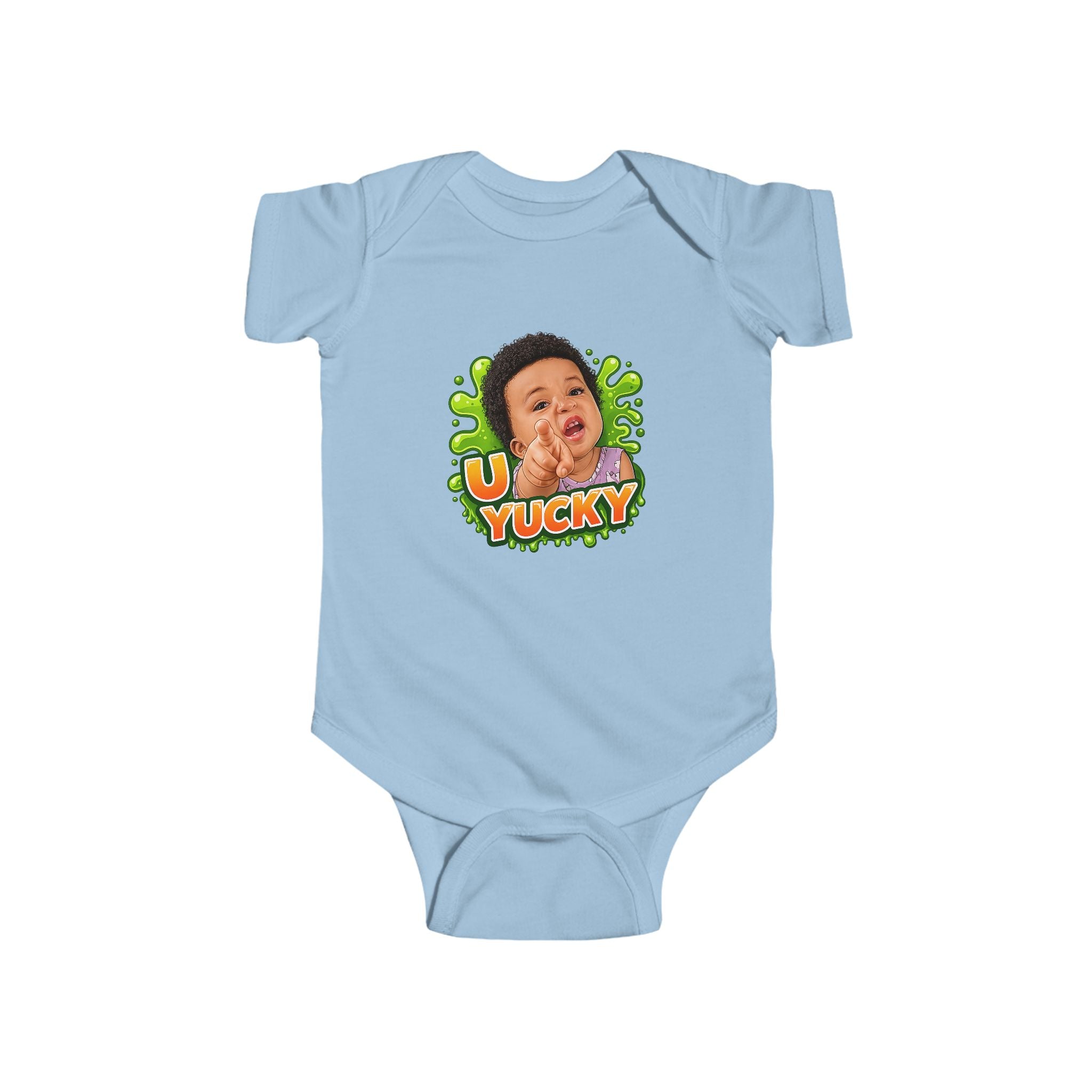 Baby Bodysuit "U Yucky" Funny Slime Graphic Infant Onesie